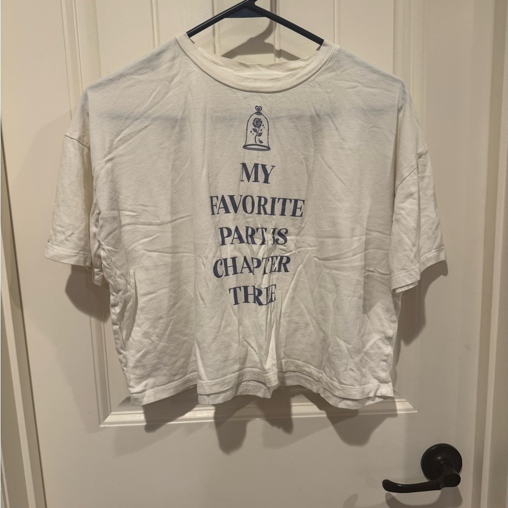 Disney belle tshirt oversized crop - Picture 2 of 7
